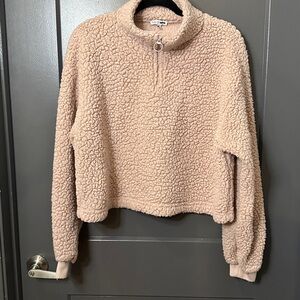 Fashion Nova Teddy Sweater and Joggers Set